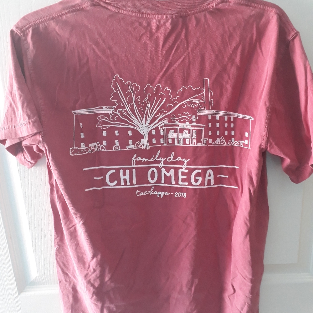 Chi Omega family day tee